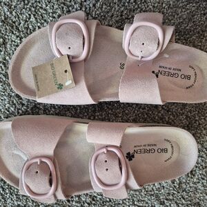 BIO GREEN Style (Birkenstock) Pink Sandals From Spain 🇪🇸.
